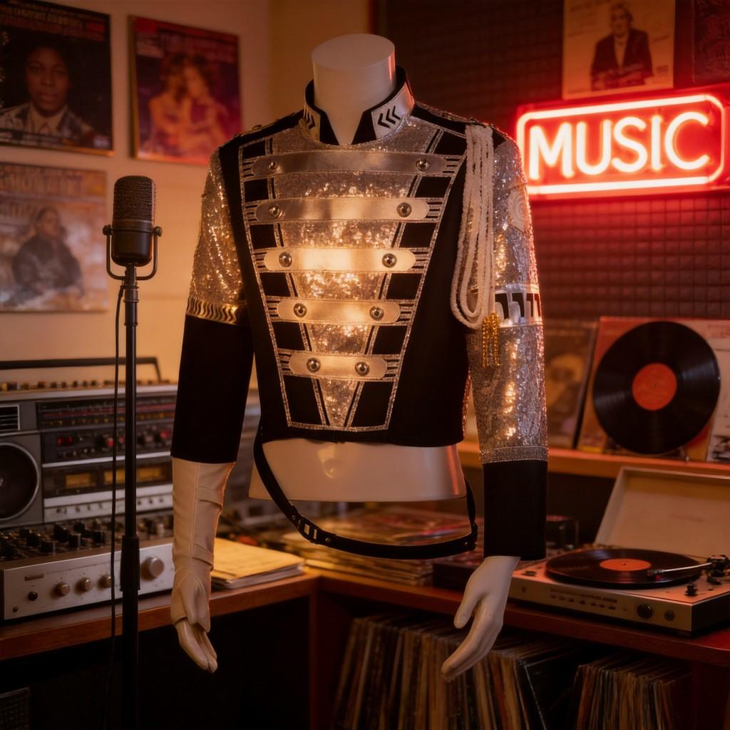 Michael Jackson Sequin Stage Costume For Halloween Cosplay Performances