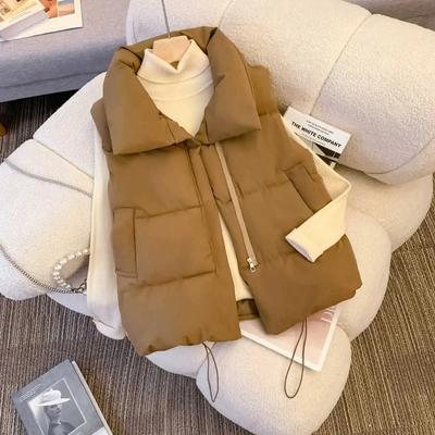 Women's Winter Warm Padded Sleeveless Vest Jacket Casual Elegant Coats & Jackets