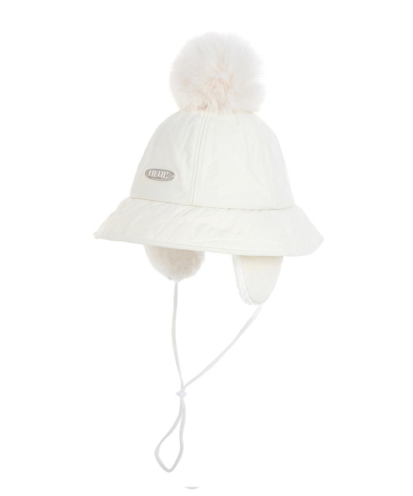 ULUK Essential Quilted Earmuff Bucket Hat_Ivory