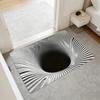 3D Flat Optical Illusion Doormat Water-absorbing Bedroom Door Rug Creativity Bathroom Carpet Home