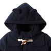 House Hot Fleece Bonding Duffel Coat Navy [Miki Biscuits] 73-3801-787 (100cm, Blue)