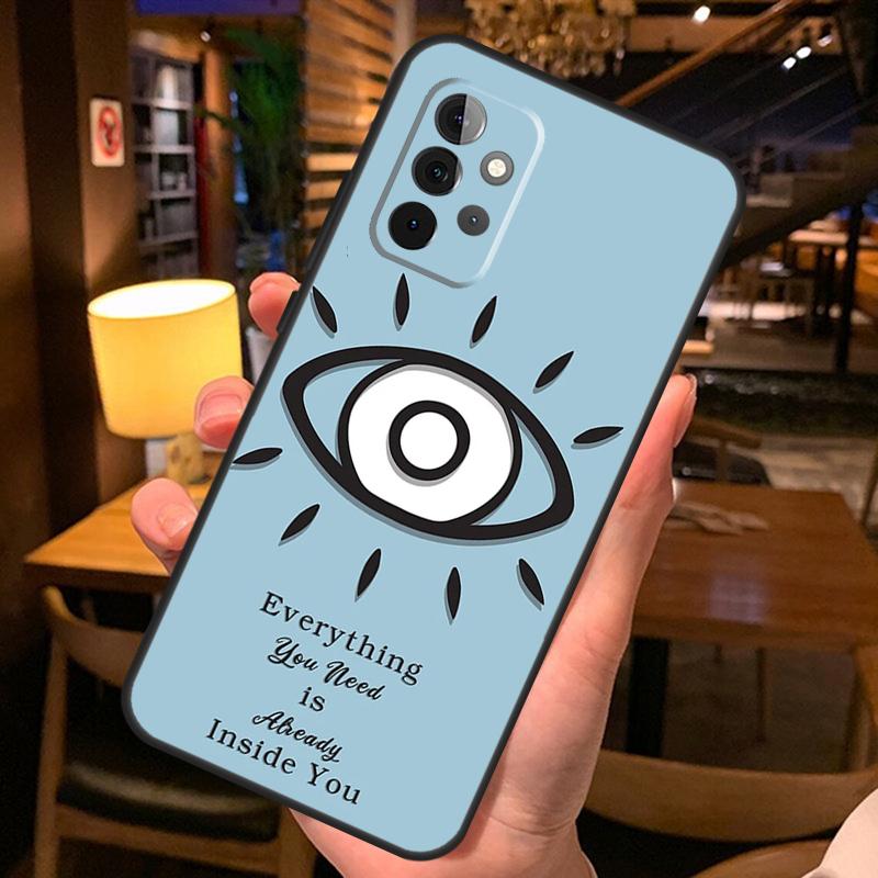 Big Eyes Cartoon Pattern Case For Samsung Galaxy A36 A56 A26 A16 A06 A53 A33 A13 A12 A32 A52 A55 A35 A15 A54 A34 A14