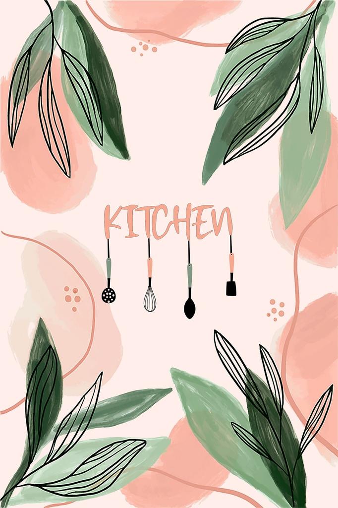 Kitchen Rug 50x80 Cm Polyester Kitchen Multicolor