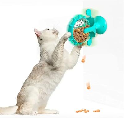 Rotating Windmill Dog Turntable Cat Toy Cat Teaser Slow Feeder Treat Dispensing Ball Pet Supplies Interactive Durable Training
