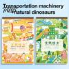 Thick Paper Coloring Sheets for Markers 2PCS Children Book, with 30 Pages, Drawing And Sketching Creative Activity Book Art Supplies, Portable