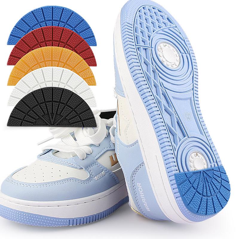 Unisex Anti-Slip Wear-Resistant Basketball Shoe Stickers: Self-Adhesive Rubber Protection Patches for Sports Shoes