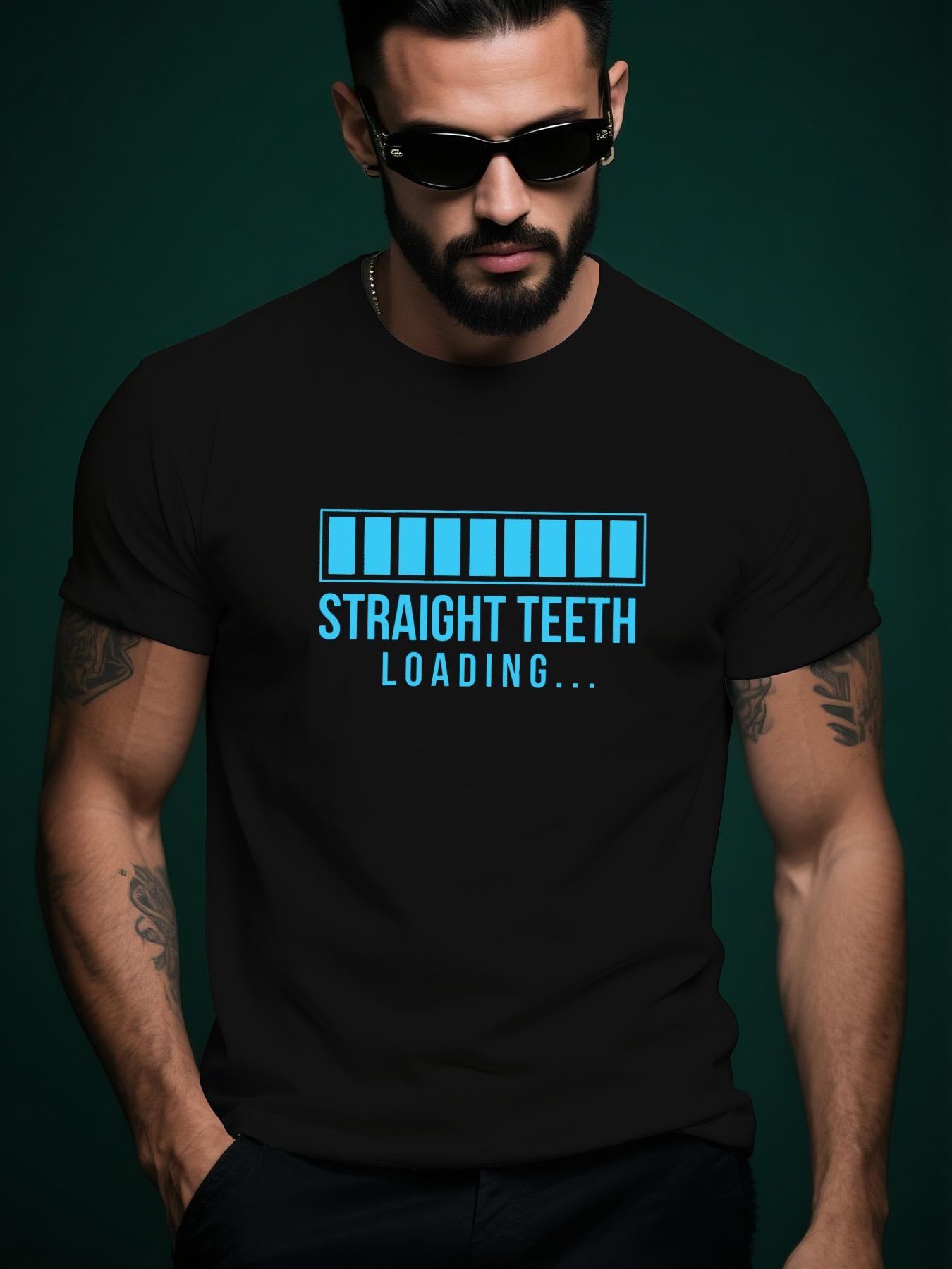 Progress Bar Graphic Tshirt Graphic Summer Casual Short-S... S