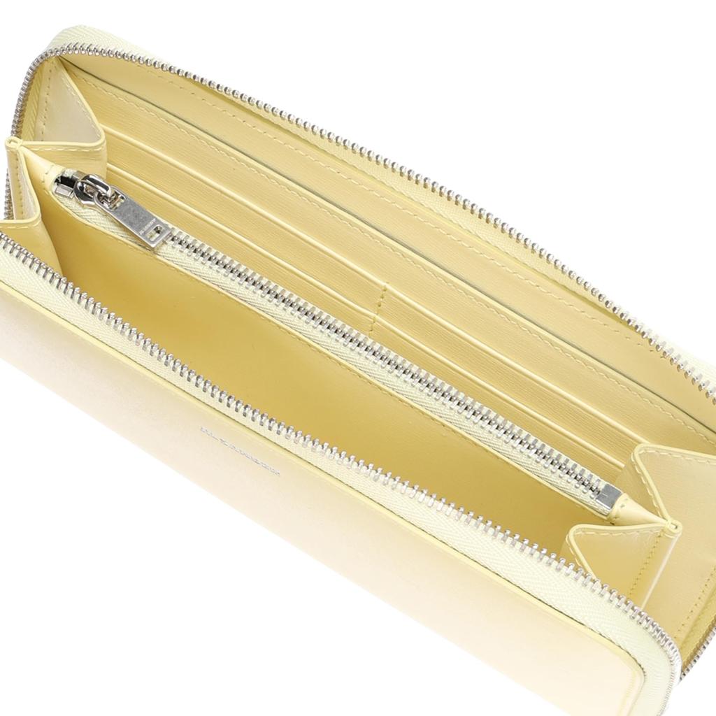 Long Wallet JIL0001000147YLWLMNZZZ GIRO ZIP AROUND WALLET LEMON [Jil Sander] Women's [Item]