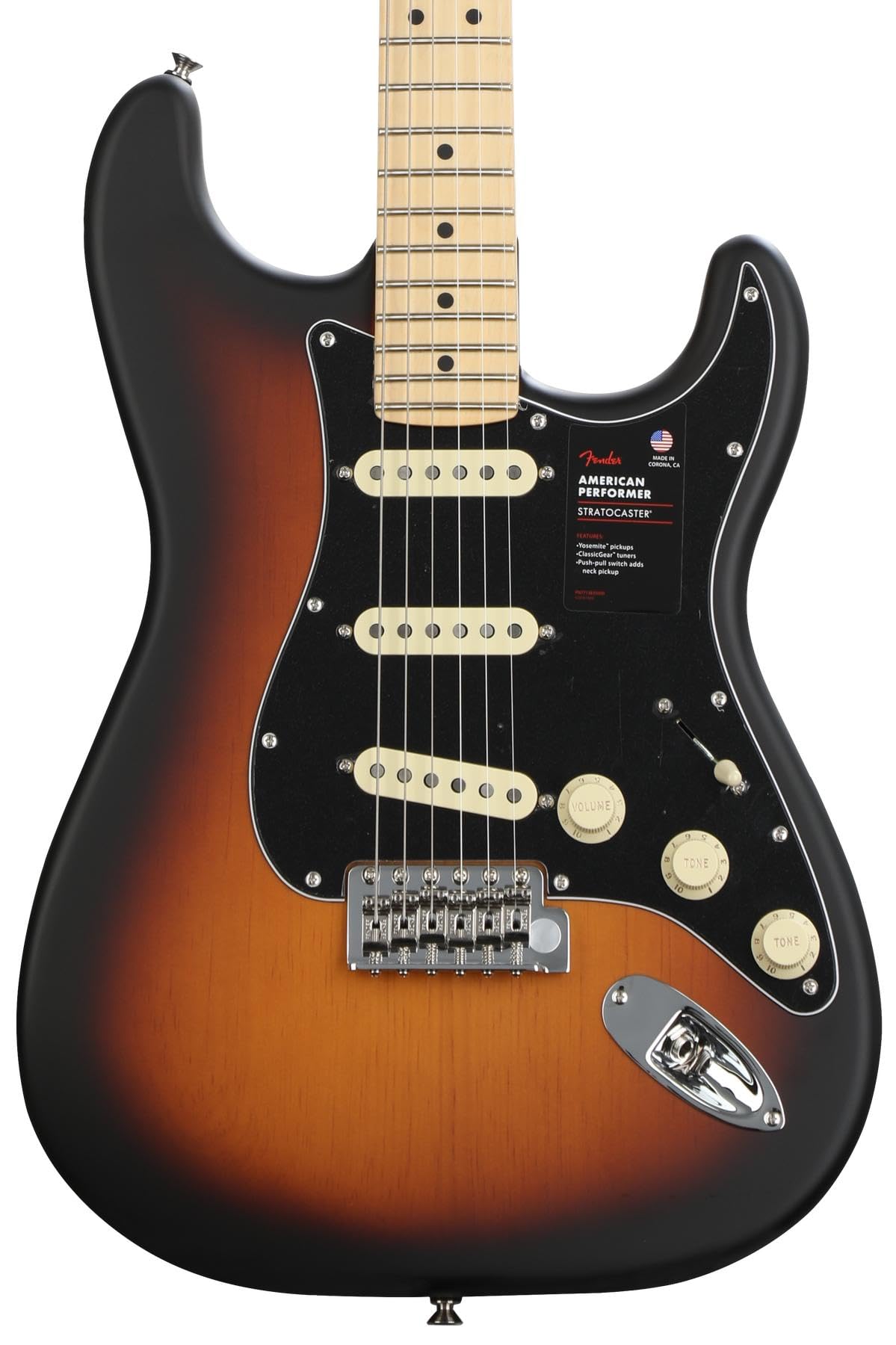 

American Performer Pine Stratocaster Maple Fingerboard Sunburst Fender Electric Guitar Stratocaster in Fender/FSR 2-Color [Made USA]