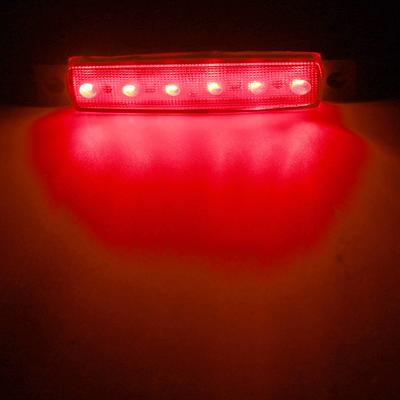 Car External Led Lights 24V/12V 6Led Bus Truck Lorry Side Marker Indicator Low Led Trailer Warning Rear Side Brake Lamps