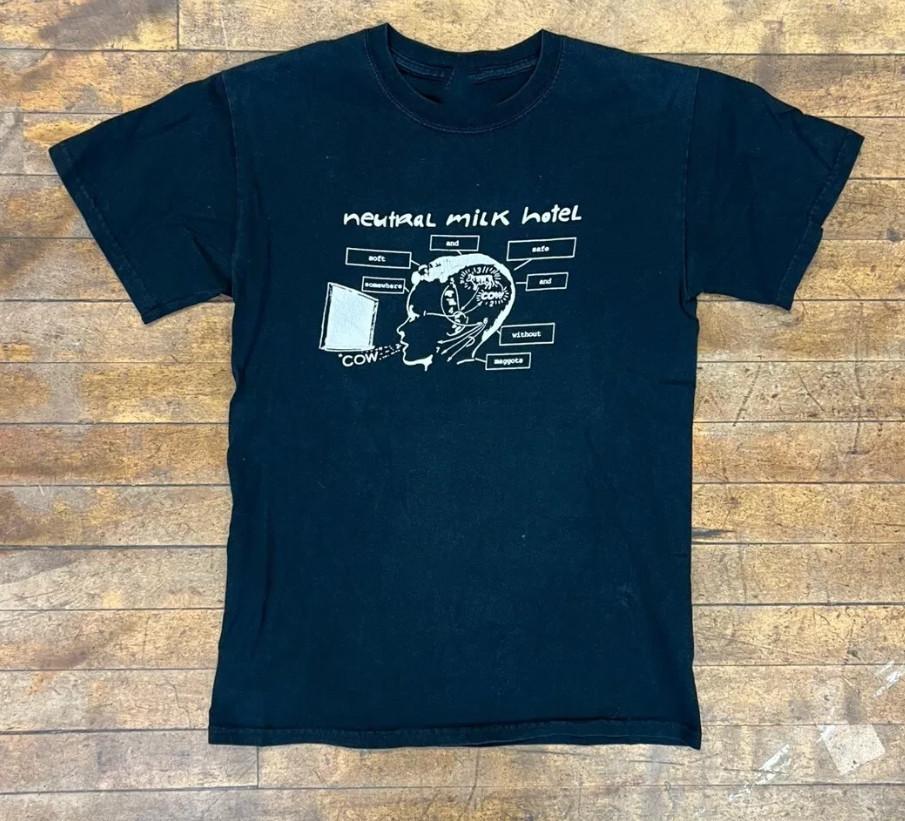 Neutral Milk Hotel band cow T-shirt size S-5XL S