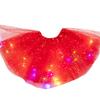 Women's Sequined Light-emitting Half-length Mesh Skirt LED Light Tulle Skirt