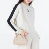 Puma Front Metal Logo Print Splicing Element Full Print Shoulder Strap Fabric And Synthetic Leather Tote Shoulder Crossbody Bag Women bags 078742-02