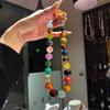 Women Handmade Natural Crystal Semi Precious Stone Beaded Necklace With Real Gold Plated Copper Chain