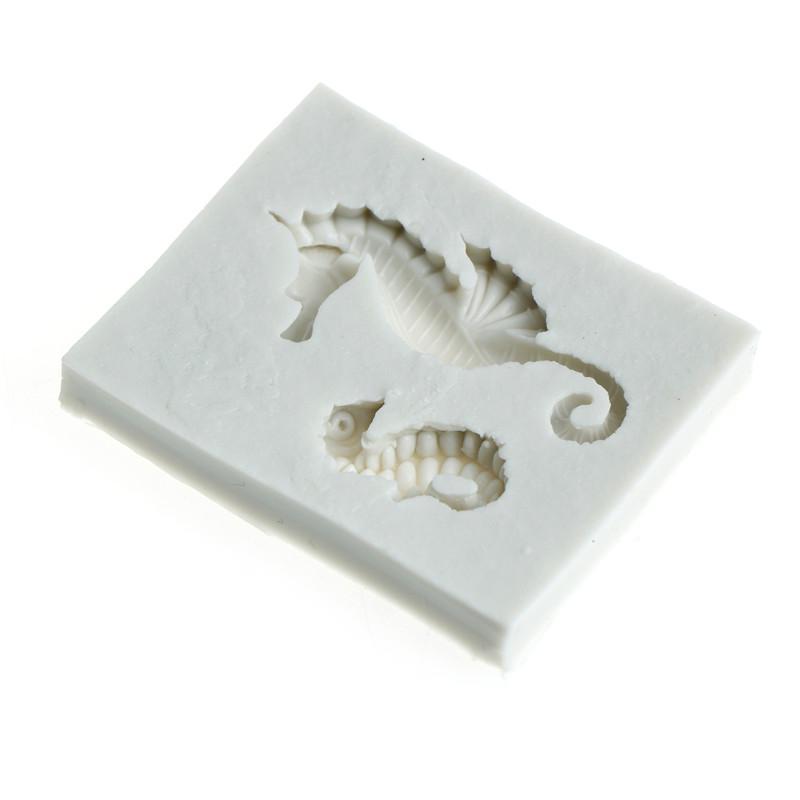 Sugarcraft Sea Horse Silicone Mold Fondant Mold Cake Decorating Tools Chocolate Mold