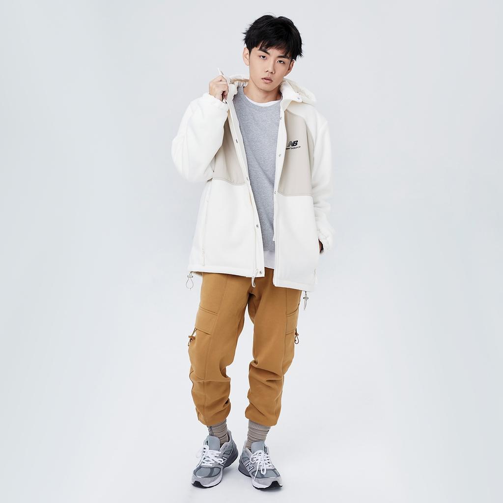 New Balance Hooded Casual Jacket Couple Style White Unisex AMJ13383-MSU