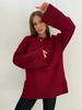 Thick, Round Neck, Retro Sweater For Women, Loose Fit, Versatile Knit Pullover Sweater, Base Layer