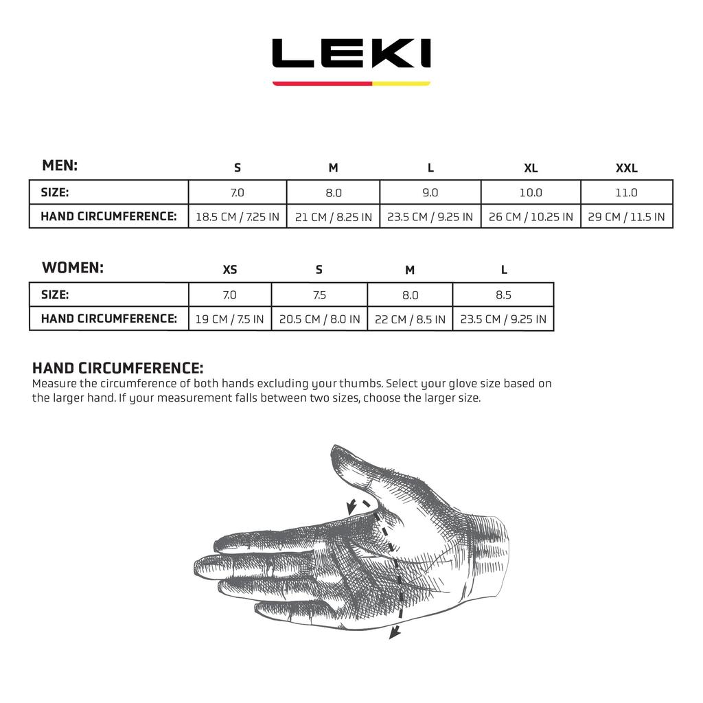 LEKI Ski Gloves for Men and Women RUBIC 3D (2024)