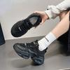 European hot diamond thick-soled heightening dad shoes women's new mesh breathable foot small versatile sports and leisure shoes