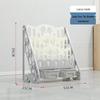 Kids' Floor-Standing Bookshelf & Toy Storage Rack - Plastic Cartoon Design
