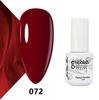 GELPOLISH Nail Art Set: Base, Top Coat, Transparent & White Gel Polishes