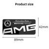 1pcs Car Side Window Badge Sticker for Mercedes benz AMG W204 W205 W212 W213 W221 W177 W246 GLA GLC CLA A Class GLK GLE CLK CLS o2