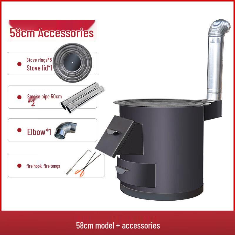 Smokeless Wood-Burning Camping Stove