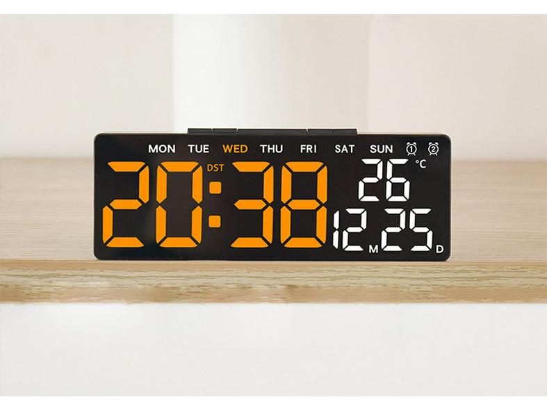 New Multi-Function LED Digital Alarm Clock with USB Output (Model 5510)
