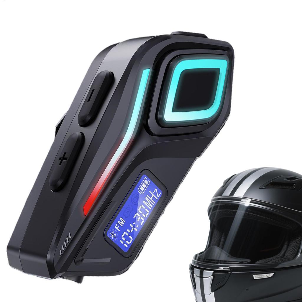 Helmet Headset Motorcycle Headphones for All Helmets Motorbike Communication Systems with FM Radio Function for Adults Men Women