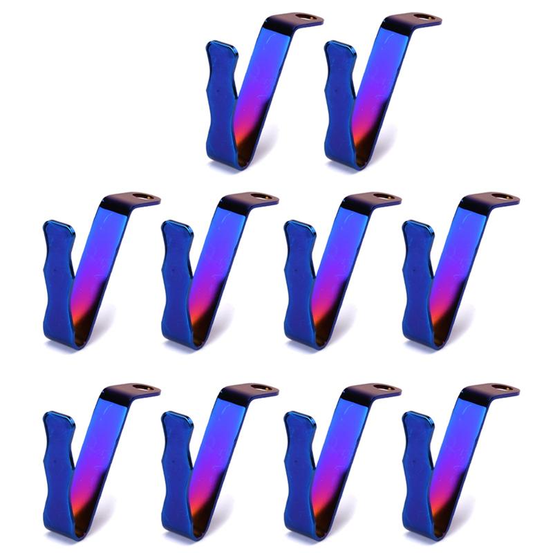 NEW-Universal Motorcycle Hook Universal Stainless Steel Color Titanium Motorcycle Hook Convenient Hook