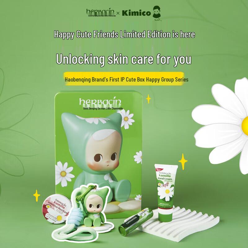 Kimico Happy Hand Cream & Lip Balm Gift Set