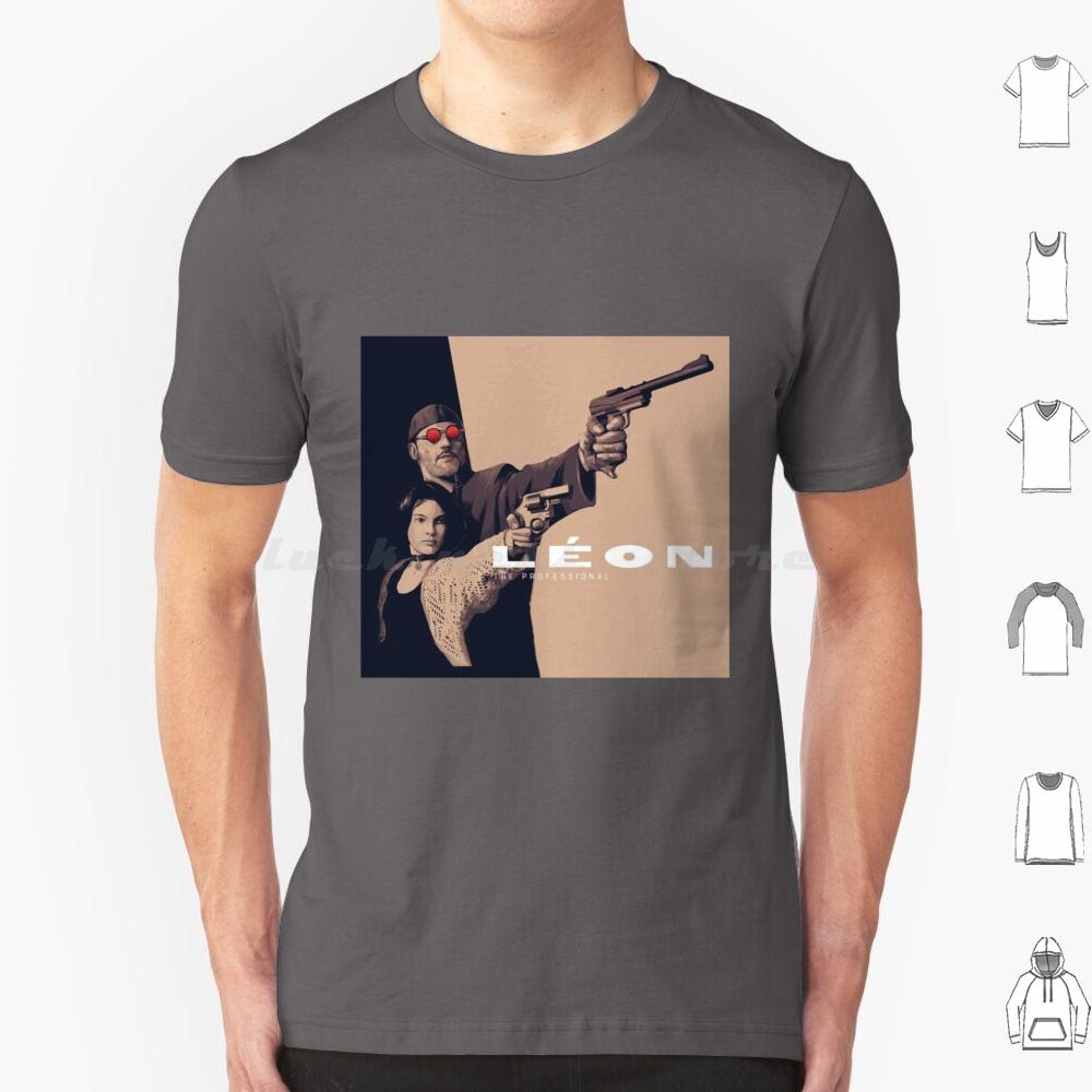Leon The Professional T Shirt 6xl Cotton Cool Tee Leon Leon The Professional Movie Mathilda Natalie Portman Film Jean Reno The