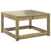 Garden Stool with Cushion Pressure Treated Pine Wood