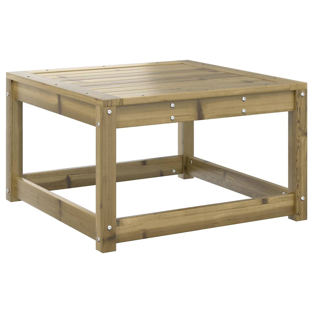 Garden Stool with Cushion Pressure Treated Pine Wood