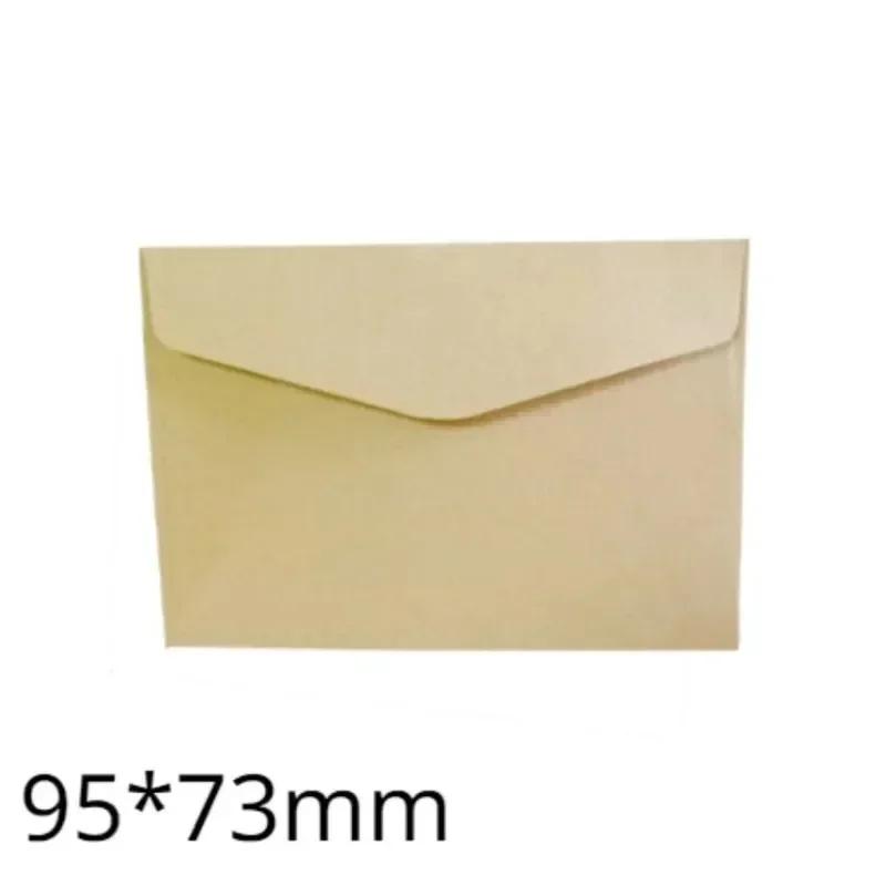 10/20/30/40/100 Pcs Classical White Black Kraft Blank Mini Paper Window Envelopes Wedding Invitation Envelope Gift Envelope