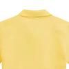 Polo Ralph Lauren T-Shirt Solid Color Logo Embroidery Button Casual Short Sleeve Polo Kids Tops Yellow 323703632-167