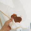 Coral Velvet Cartoon Towel Capybara Pattern Face Towel Soft Bath Towel  Bathroom