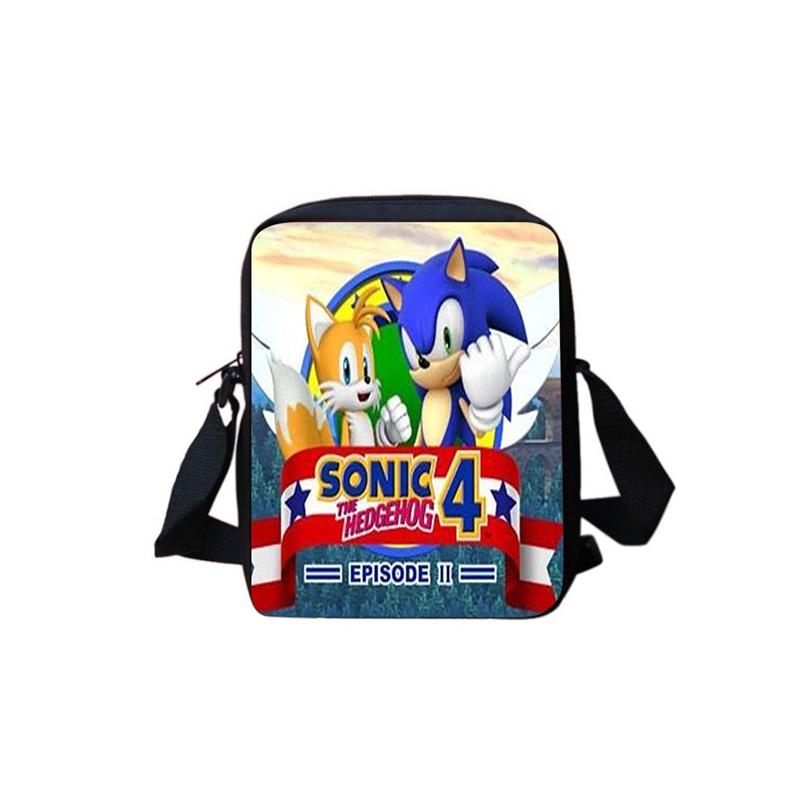 Mochila Escolar Sonic para Estudantes Grande Capacidade Impermeável Bolsa de Ombro Viagem ao Ar Livre Presente