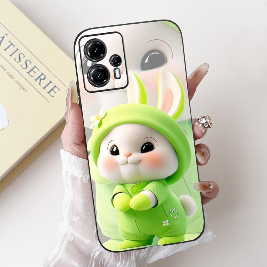 For Motorola Moto G13 G23 Case Lovely Panda Daisy Painted Cover Soft Silicone Phone Case For Moto G23 G 13 MotoG13 MotoG23 Coque