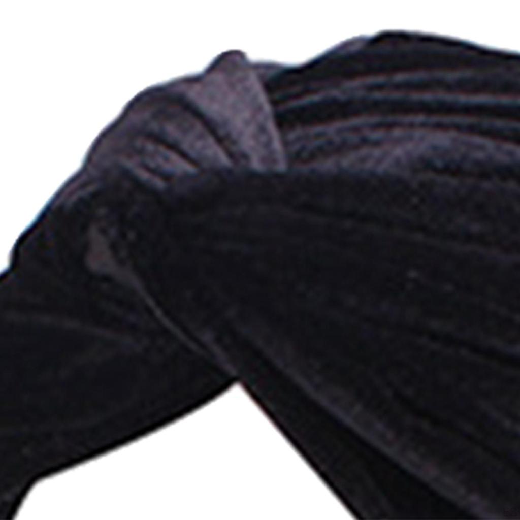 Pleated Muslim Hat Head Wrap Velvet Double Layer Chemo Caps Bright Color Headwear Women