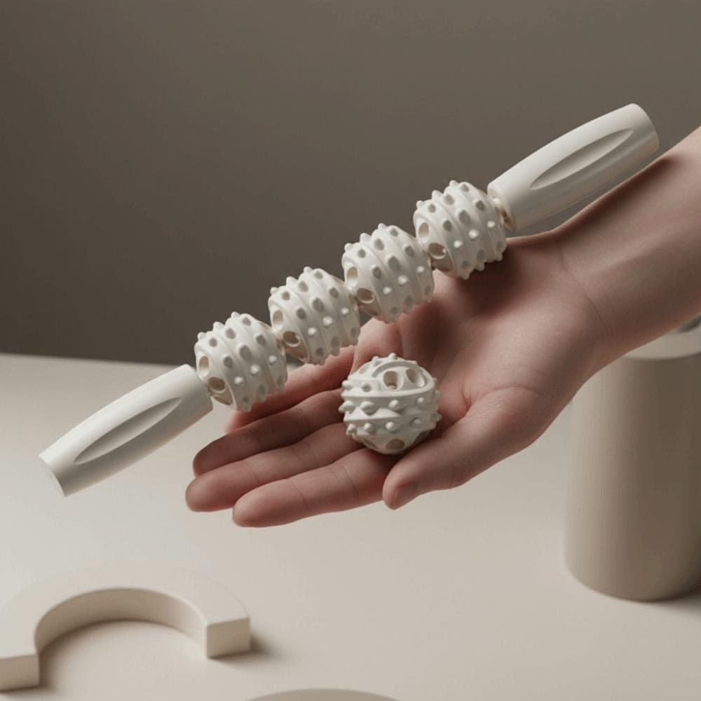 Muscle Massage Handheld Fascia Tool Deep Tissue Body Roller Muscle Roller Stick  Fitness Equipment