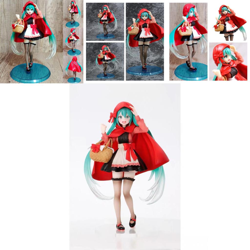 Lifelike Hatsune Miku Little Red Riding Hood Figure Toy Model Perfect Home Decoration Great Gift For Anime Lovers