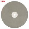 8Inch 111mm emery Coated Lapping Disc Grit 61-1111 1/1in Hole Flat Lap Wheel Abrasive Grinding Disc For Gemstone Jewelry Rock