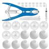 1 Set TPR Empty Ball Skin Clear Refillable Ball Shell Fun Fidget Ball Toy  Stress Relief
