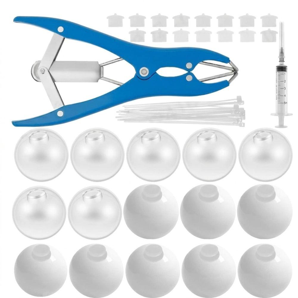 1 Set TPR Empty Ball Skin Clear Refillable Ball Shell Fun Fidget Ball Toy Stress Relief