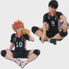 Anime Haikyuu Hinata Shoyo Tobio Kageyama PVC Aksiyon Heykelcik Şehriye Stoper Koleksiyon Oyuncak