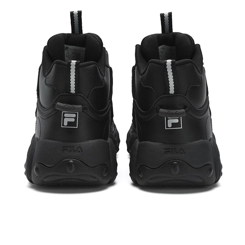 New FILA Wear resistant And Lightweight Mid Top Casual Shoes Women's Black F12W511115FBK