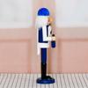 Nutcracker Ornament Christmas Nutcracker 14inch Wooden Figurine Decoration for Indoor Outdoor Home Porch Party Family Children