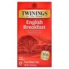 Twinings Pure Black Tea English Breakfast Tea Bags, 25 Count, 50g (1.76oz)