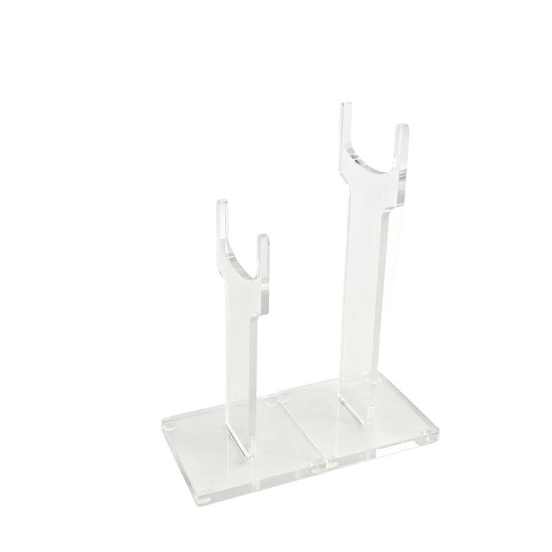 Supporto Display in Acrilico Trasparente per Pistola a Mano Porta Rack per Pistole per 5 Ingranaggi Regolabile Rack Espositore per Modelli di Pistole Giocattolo Corte